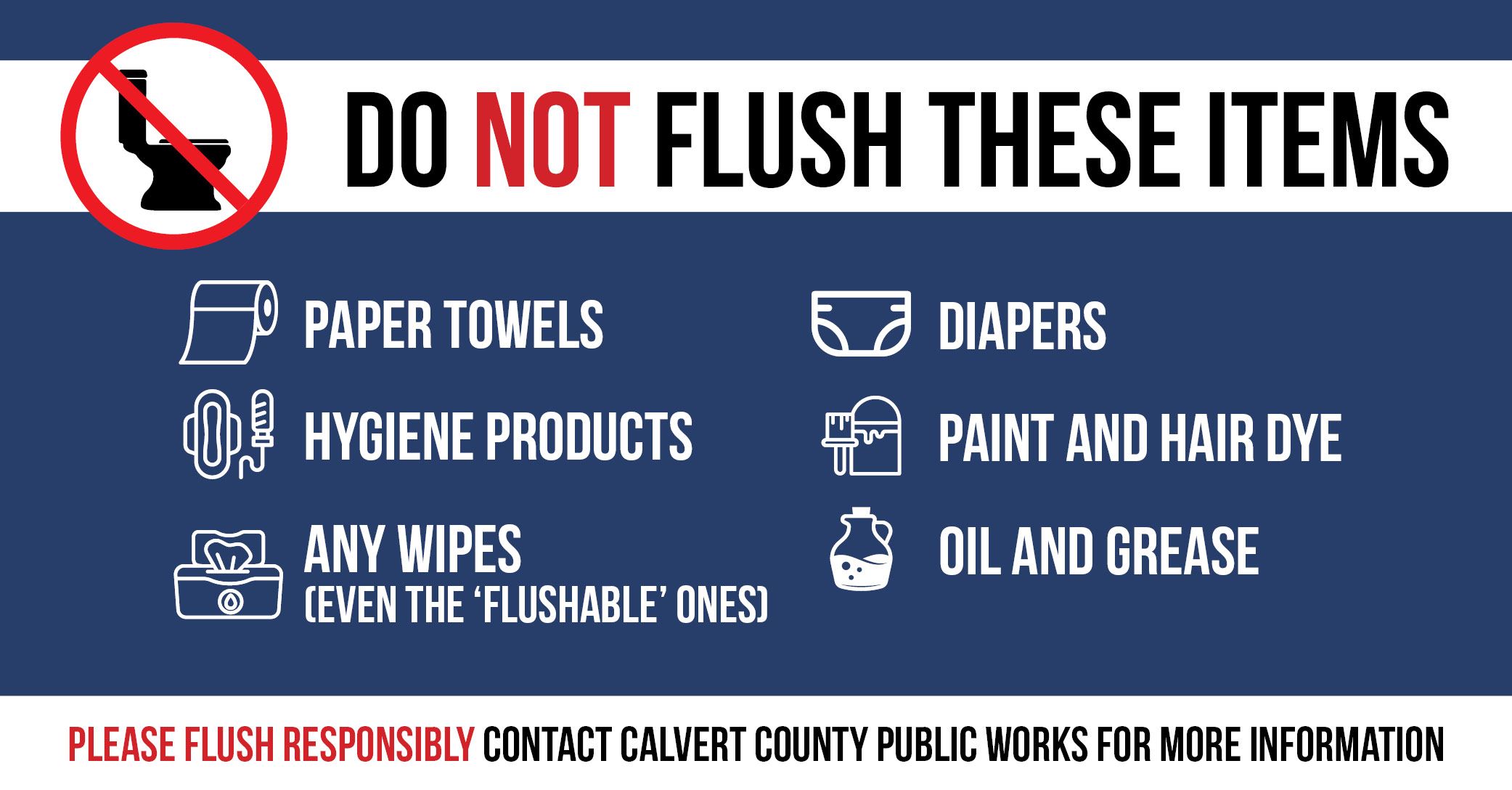 PW Do Not Flush Graphic