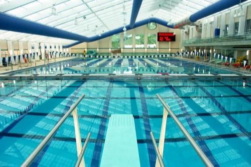 Lap pool at Hall Aquatic Center