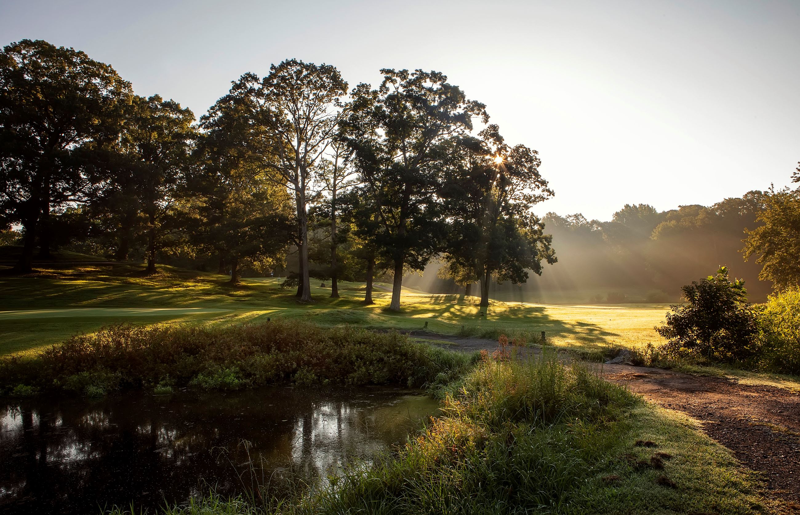 Course and lake view at Chesapeake Hills