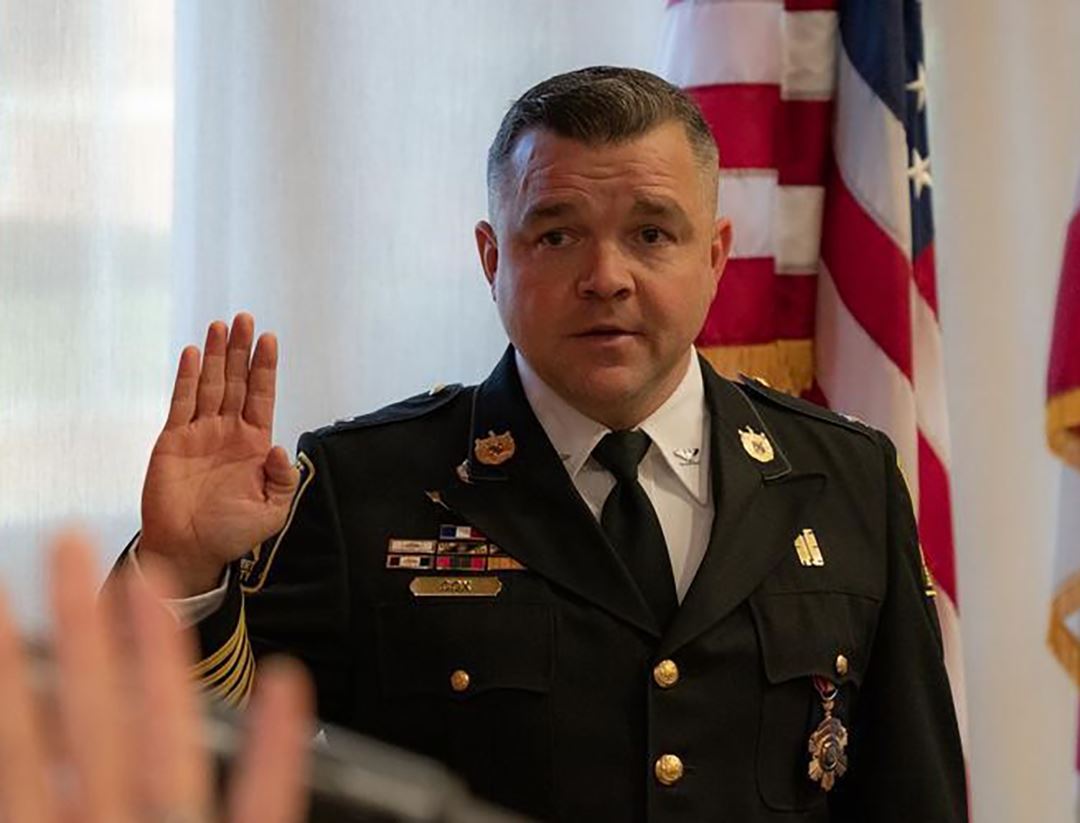 Sheriff Cox Swearing In