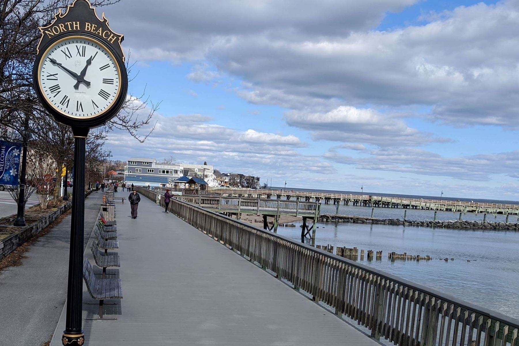 Boardwalk by water