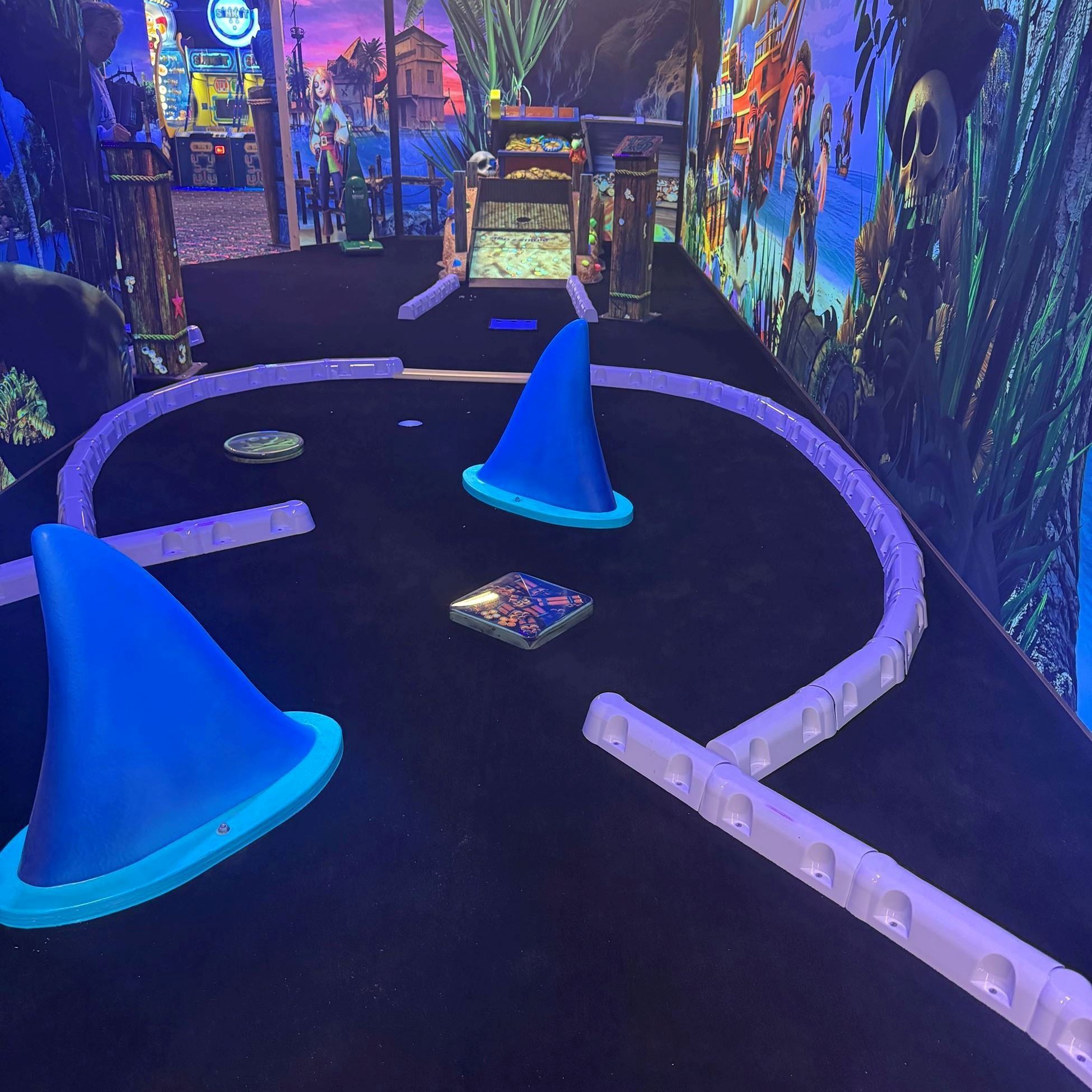 indoor facility with arcade games